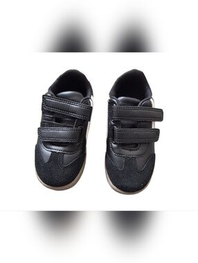 Cat & Jack Black Kids Velcro Sneakers